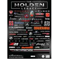 Holden Limited Edition Foil Badge Poster Black