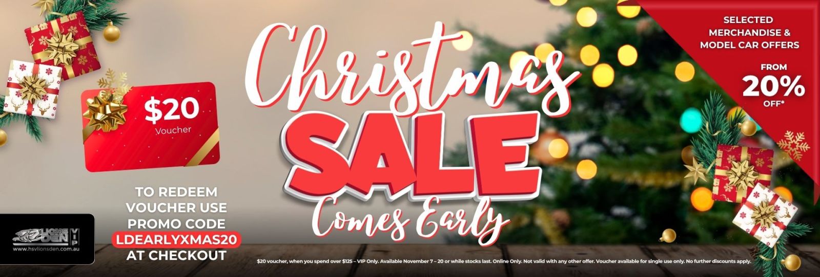 HSV Lions Den Christmas Sale