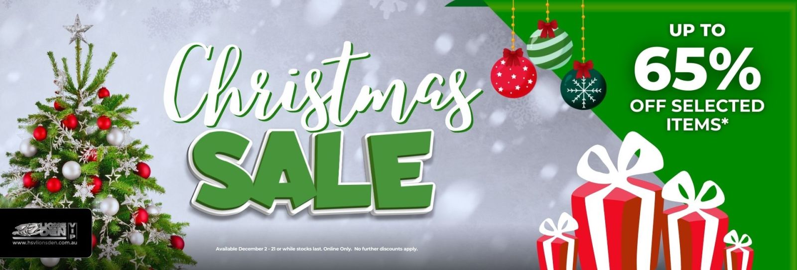Christmas Sale at HSV Lions Den