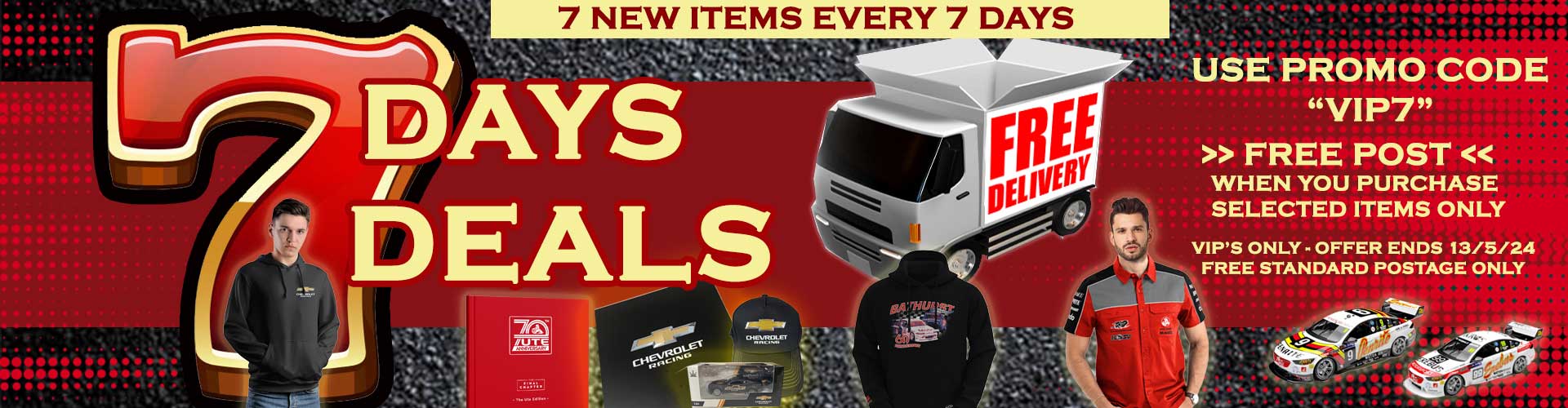 NEW 7 ITEMS EVERY 7 DAYS