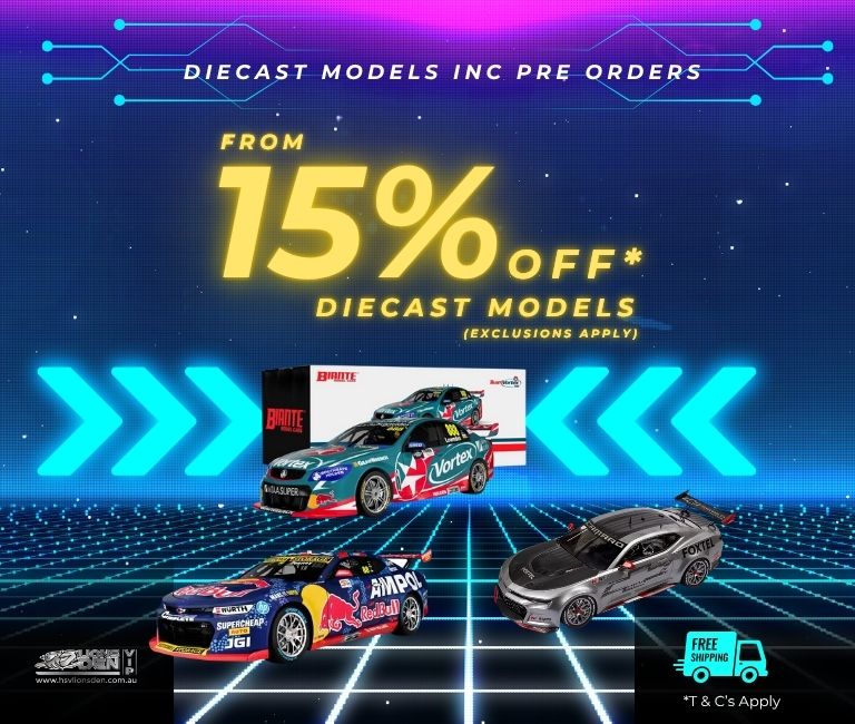 15% off SELECTED DIECAST MODELS