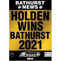 HOLDEN WINS BATHURST 2021 GOLD POSTER