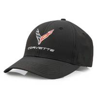 GM Corvette Stay Dri Performance Cap Black