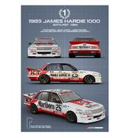 1983 BATHURST WINNER - 'Technica Series Print 