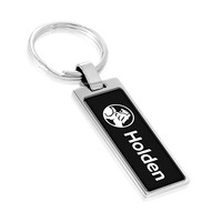Holden Black Logo Metal Keyring