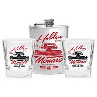 Holden Spirit Glass & Flask Set