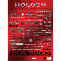 Holden LE Red Foil Badge Poster