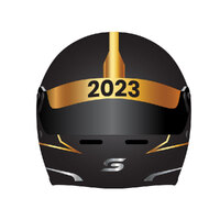 Bathurst 60th Black And Gold Event Mini Helmet 